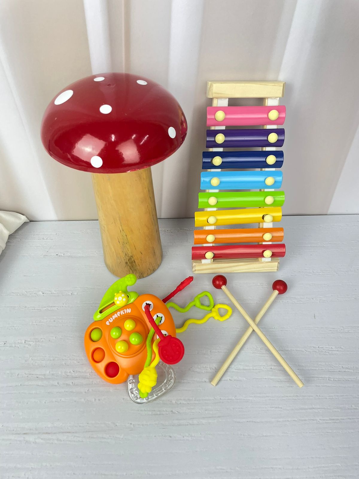 Miniatura 2 de COMBO JUGUETE MORDEDOR + XILOFONO